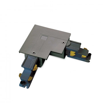 L-образный левый соединитель для шинопровода Ideal Lux Link Trim L-Connector 255996, белый, металл
