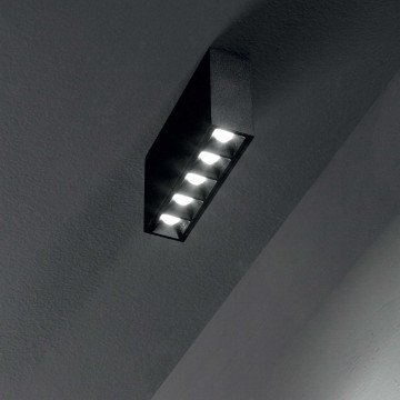 Светодиодный светильник Ideal Lux LIKA SURFACE 12W 3000K BK 244884, LED 10W - миниатюра 2