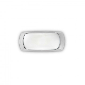 Настенный светильник Ideal Lux FRANCY-2 AP1 BIANCO 123776, IP66, 1xE27x23W, белый, пластик