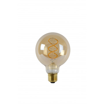 Филаментная светодиодная лампа Lucide 49032/05/62 шар малый E27 5W, 2200K (теплый) CRI80 220V, диммируемая, гарантия 30 дней - миниатюра 2
