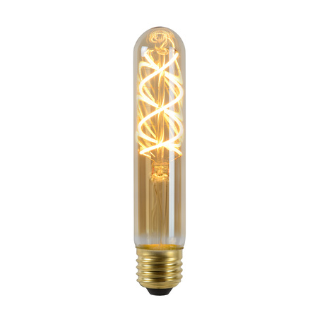 Филаментная светодиодная лампа Lucide 49035/05/62 цилиндр E27 5W, 2200K (теплый) CRI80 220V, диммируемая, гарантия 30 дней