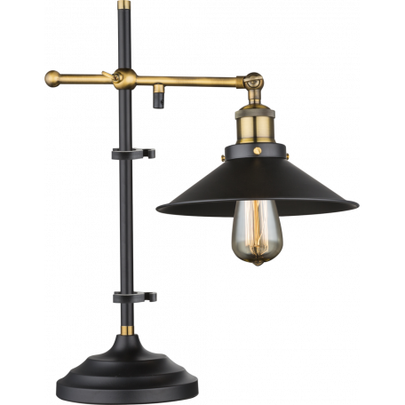 Настольная лампа Globo Lenius 15053T, 1xE27x60W, металл - миниатюра 2