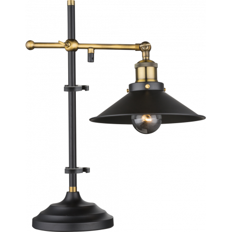 Настольная лампа Globo Lenius 15053T, 1xE27x60W, металл - миниатюра 3