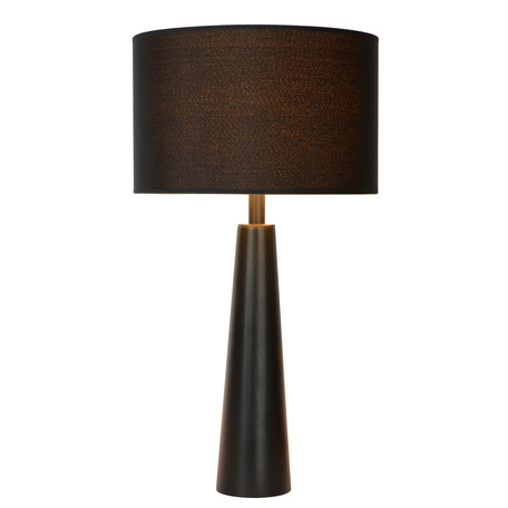 Настольная лампа Lucide Yessin 73504/81/30, 1xE27x40W, черный, металл, текстиль - миниатюра 1