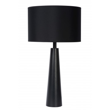 Настольная лампа Lucide Yessin 73504/81/30, 1xE27x40W, черный, металл, текстиль - миниатюра 2