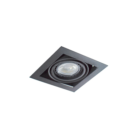 Встраиваемый светильник Azzardo Nova AZ2869, 1xGU10x50W, черный, металл