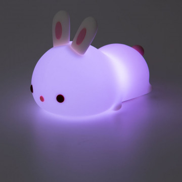 Настольная светодиодная лампа-ночник Arte Lamp Tilly A7372LT-1WH, LED 2W 3000K + RGB 100lm CRI≥70, белый, пластик - миниатюра 4