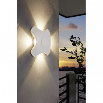 Настенный светодиодный светильник Eglo Cartaxo 95085, IP44, белый, металл, пластик - миниатюра 2