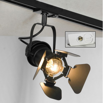 Потолочный светильник с регулировкой направления света Lussole Loft Thornton LSP-9838, IP21, 1xE14x40W - миниатюра 3