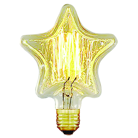 Лампа накаливания Loft It Edison Bulb 2740-S звезда E27 40W 220V, гарантия нет гарантии