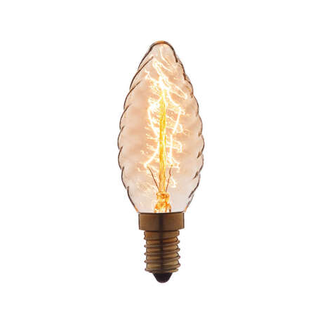 Лампа накаливания Loft It Edison Bulb 3560-LT витая свеча E14 60W 220V, гарантия нет гарантии
