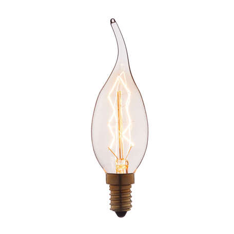 Лампа накаливания Loft It Edison Bulb 3560-TW свеча на ветру E14 60W 220V, гарантия нет гарантии