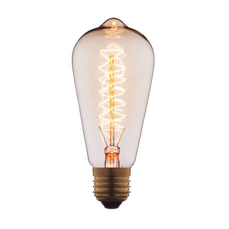 Лампа накаливания Loft It Edison Bulb 6440-CT прямосторонняя груша E27 40W 220V, гарантия нет гарантии