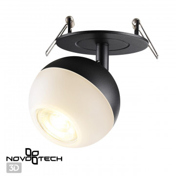 Встраиваемый светильник с регулировкой направления света Novotech Garn 370817, 1xGU10x9W - миниатюра 3