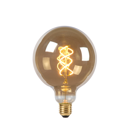 Филаментная светодиодная лампа Lucide 49033/05/65 шар малый E27 5W, 2200K (теплый) CRI80 230V, диммируемая, гарантия 30 дней - миниатюра 1