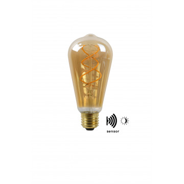 Филаментная светодиодная лампа Lucide 49034/04/62 прямосторонняя груша E27 4W, 2200K (теплый) CRI80 230V, гарантия 30 дней - миниатюра 2