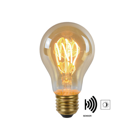 Филаментная светодиодная лампа Lucide 49042/04/62 груша E27 4W, 2200K (теплый) CRI80 230V, гарантия 30 дней