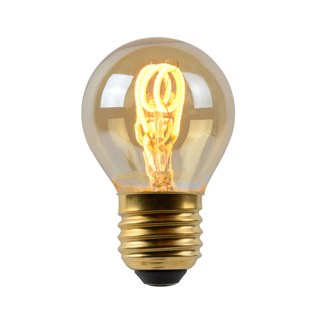 Филаментная светодиодная лампа Lucide 49045/03/62 шар малый E27 3W, 2200K (теплый) CRI80 230V, диммируемая, гарантия 30 дней - миниатюра 1