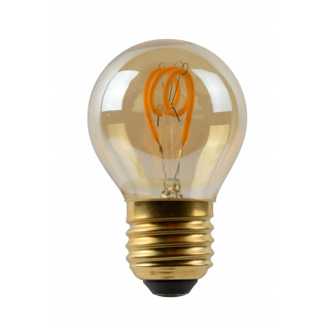 Филаментная светодиодная лампа Lucide 49045/03/62 шар малый E27 3W, 2200K (теплый) CRI80 230V, диммируемая, гарантия 30 дней - миниатюра 2