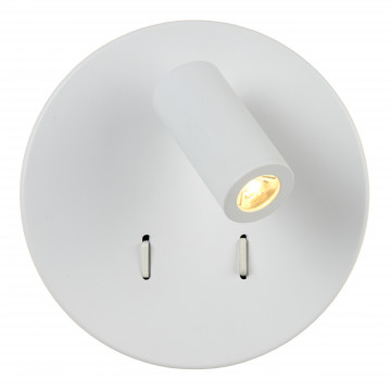 Настенный светодиодный светильник с регулировкой направления света с дополнительной подсветкой Lucide Bentjer 79201/09/31, LED 9W 3000K 350lm CRI80 - миниатюра 5