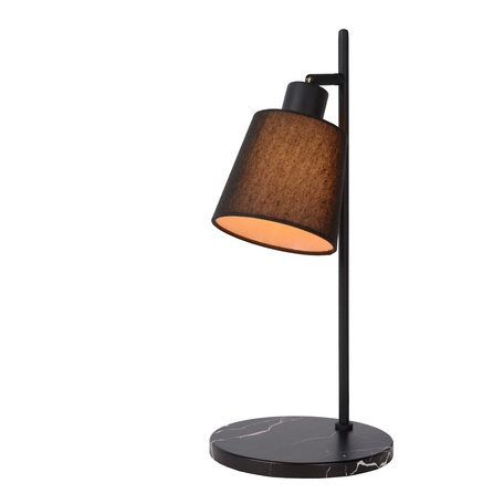 Настольная лампа Lucide Pippa 77583/81/30, 1xE27x25W, черный, металл, текстиль - миниатюра 1