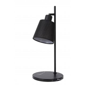 Настольная лампа Lucide Pippa 77583/81/30, 1xE27x25W, черный, металл, текстиль - миниатюра 2