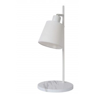 Настольная лампа Lucide Pippa 77583/81/31, 1xE27x25W, белый, металл, текстиль - миниатюра 2