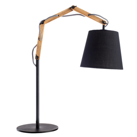 Настольная лампа Arte Lamp Pinocchio A5700LT-1BK, 1xE27x60W - миниатюра 1