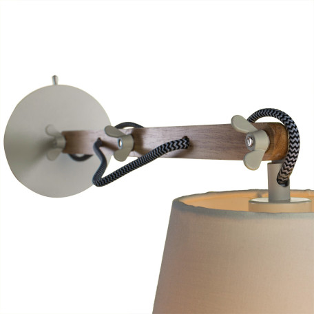 Бра с регулировкой направления света Arte Lamp Pinocchio A5700AP-1WH, 1xE14x40W - миниатюра 2