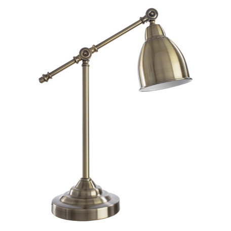 Настольная лампа Arte Lamp Braccio A2054LT-1AB, 1xE27x60W, бронза, металл