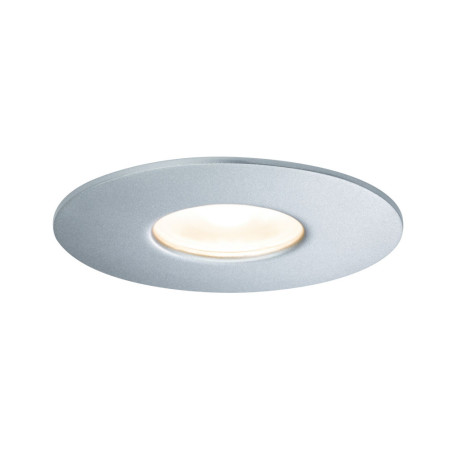 Встраиваемый светодиодный светильник Paulmann House Downlight 79668, IP44, LED 5,3W, серебро, металл