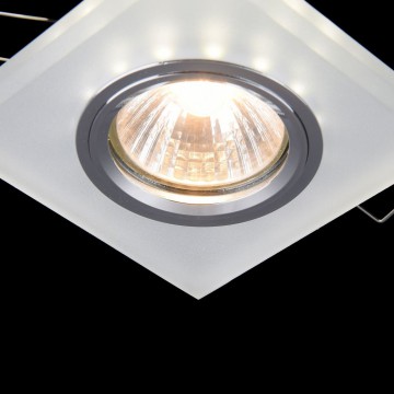 Встраиваемый светильник Maytoni Metal Modern DL292-2-3W-W, 1xGU10x50W, белый, стекло - фото 6