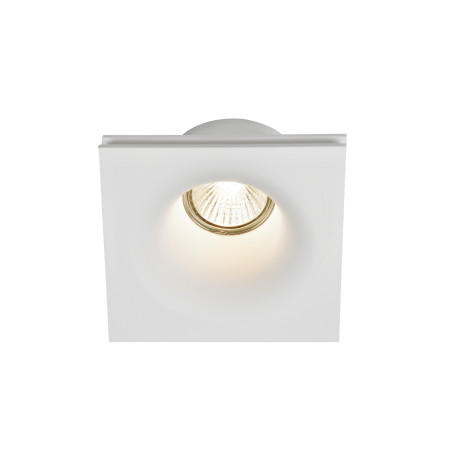 Встраиваемый светильник Maytoni Gyps Modern DL001-1-01-W, 1xGU10x35W, белый, под покраску, гипс