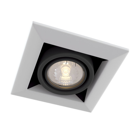 Встраиваемый светильник Maytoni Metal Modern DL008-2-01-W, 1xGU10x50W