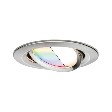 Встраиваемый светодиодный светильник Paulmann Nova Plus Zigbee Coin RGBW 92965, IP23, LED 2,5W, алюминий, металл - миниатюра 8