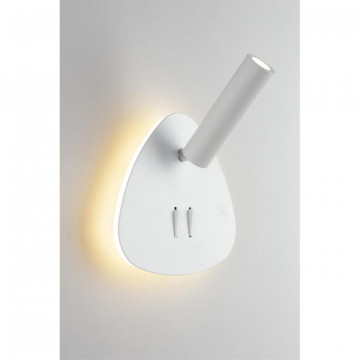 Настенный светодиодный светильник с регулировкой направления света Omnilux Piticchio OML-20801-02, LED 2W 3000K 110lm - миниатюра 4