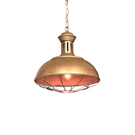 Подвесной светильник Lumina Deco Boccato LDP 017 GD, 1xE27x40W, золото, металл - миниатюра 1