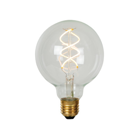 Филаментная светодиодная лампа Lucide G95 49032/05/60 E27 4,9W, 2700K (теплый) CRI80