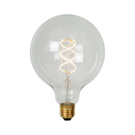 Филаментная светодиодная лампа Lucide G125 49033/05/60 E27 5W, 2700K (теплый) CRI80