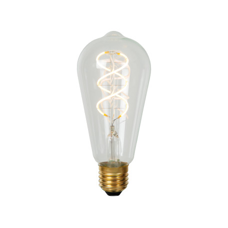 Филаментная светодиодная лампа Lucide St64 49034/05/60 E27 4,9W, 2700K (теплый) CRI80