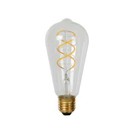 Филаментная светодиодная лампа Lucide St64 49034/05/60 E27 4,9W, 2700K (теплый) CRI80 - миниатюра 2