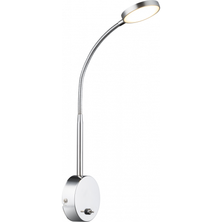 Настенный светодиодный светильник с регулировкой направления света Globo Pegasi 24103W, LED 4W 3000K 450lm, металл - миниатюра 1