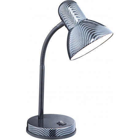 Настольная лампа Globo Carbon 24893, 1xE27x60W, металл