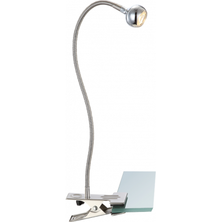 Светодиодный светильник на прищепке Globo Serpent 24109K, LED 3W 3000K 150lm, металл