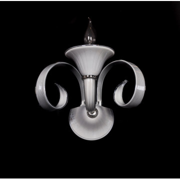 Настенный светильник Lumina Deco Montanera LDW 5015-1 GY, 1xE14x40W, белый, стекло - миниатюра 4