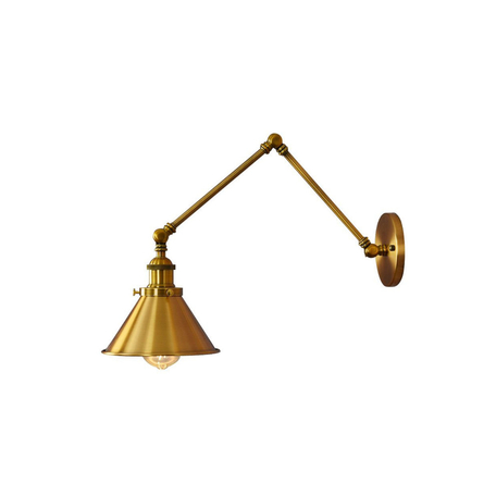 Настенный светильник Lumina Deco Gubi LDW B005-2 MD, 1xE27x40W, матовое золото, золото, металл - фото 1