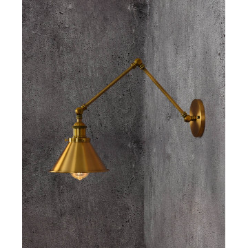 Настенный светильник Lumina Deco Gubi LDW B005-2 MD, 1xE27x40W, матовое золото, золото, металл - фото 2