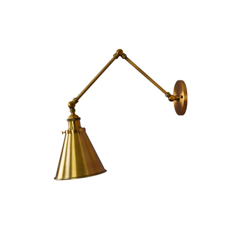 Настенный светильник Lumina Deco Rubi LDW B007-2 MD, 1xE27x40W, матовое золото, золото, металл