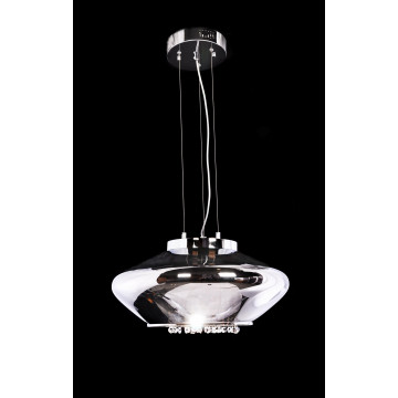 Подвесной светильник Lumina Deco Rivorre LDP 8056, 4xG4x20W, хром, дымчатый, прозрачный, металл, стекло, хрусталь - миниатюра 3