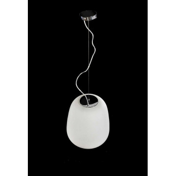 Подвесной светильник Lumina Deco Lazziate LDP 930, 1xE27x40W, хром, белый, металл, стекло - миниатюра 3